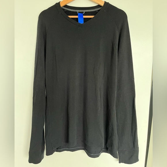Men’s Kit and Ace Cashmere/Cotton V-neck Long Sleeve - Picture 3 of 7